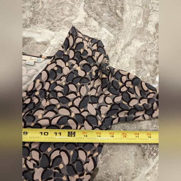 Boden Jersey Twist knot gray long sleeve midi stretch Dress Womens size 10R - Picture 5 of 8